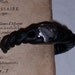 Black Umbra-Cthonian Meteorite Bracelet with Swarovski Crystals