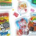 Kawaii Glittery Water And Beads In Stickers - Happy Junk Food By Mind Wave (S155)