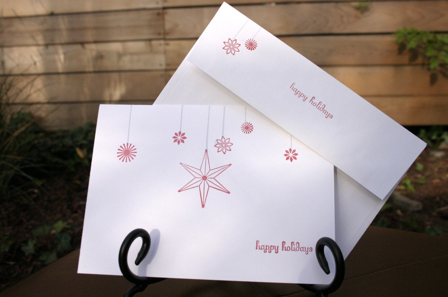 Stars of the Season - set of 10 5 x 7 holiday greeting cards