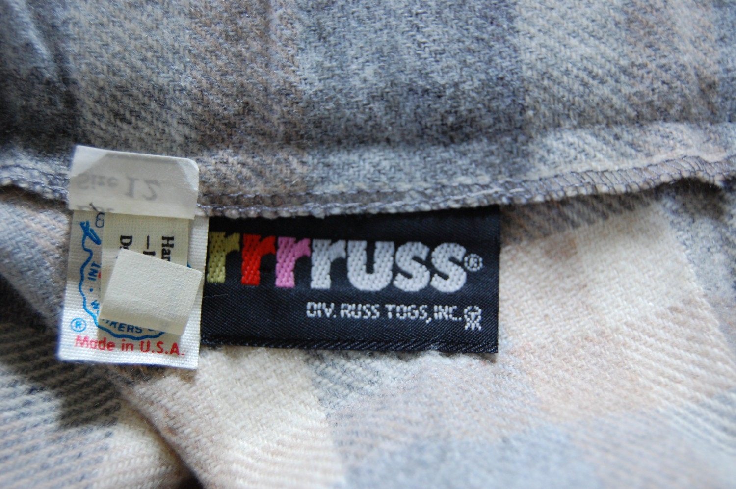 vintage MORNING FROST wool skirt