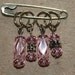 Pink Pillar Stitch Markers
