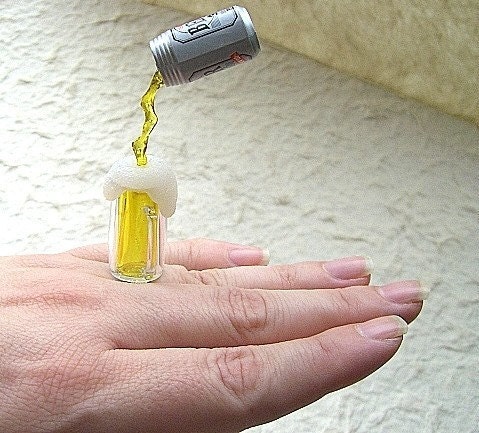 Kawaii Cute Japanese Ring - Beer