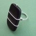 Rosewood Ring  Sterling Silver by LaDeeDaJewelry on Etsy