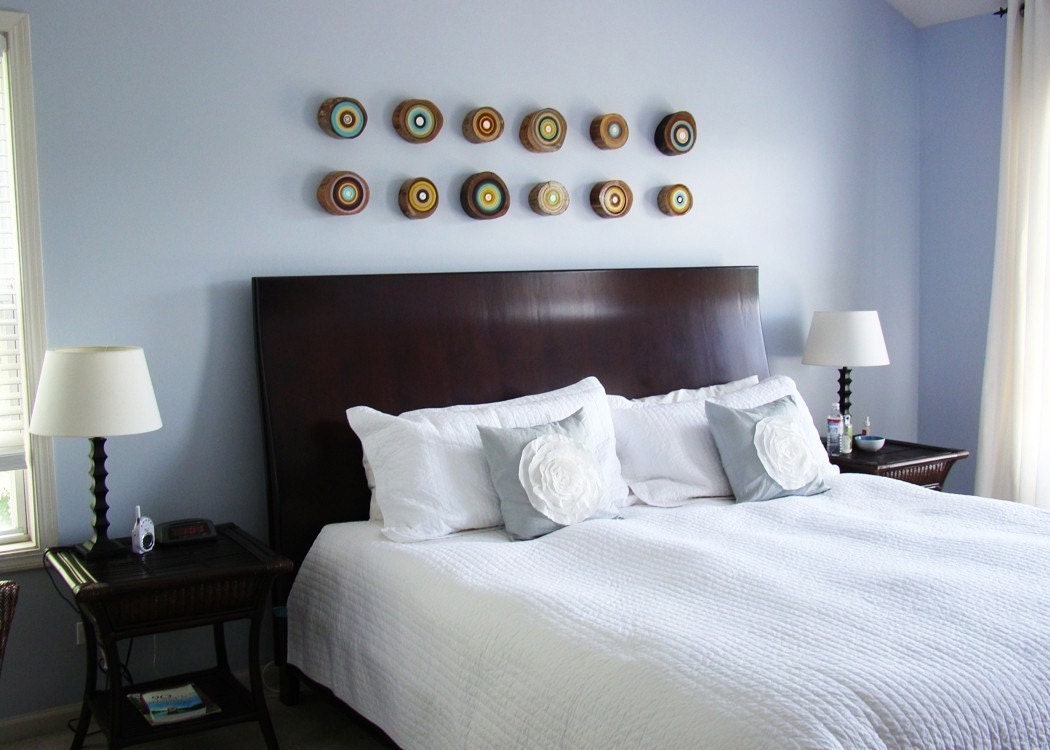 3 original modern - TREE RING - paintings                                -set211-
