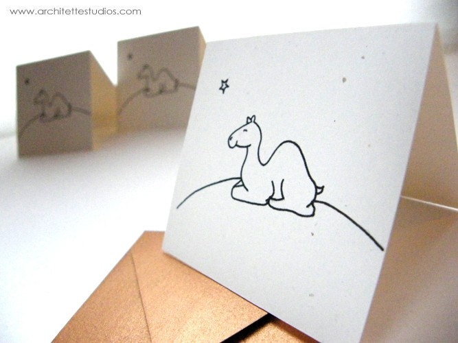 Star Camel - Blank Mini Enclosure Cards (6)