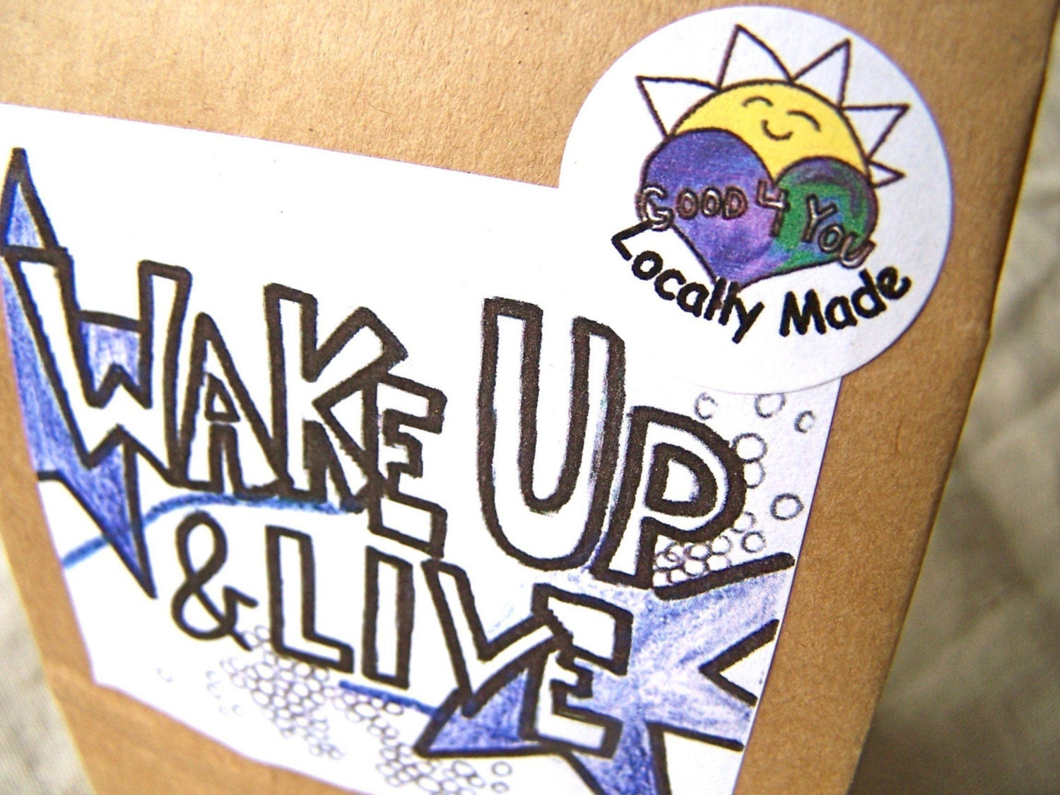 Wake Up and Live Tea (4 oz Loose) fruity-tart green tea