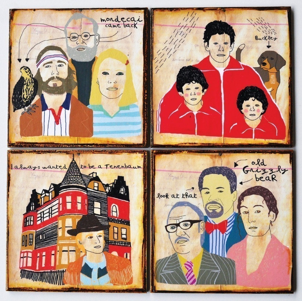 I Always wanted to be a Tenenbaum- Coaster Set