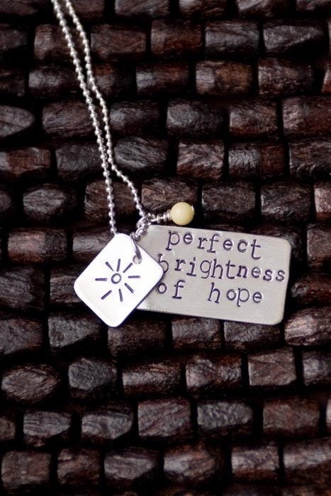 A Perfect Brightness of Hope Necklace with Butterscotch Amber