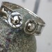 Sterling Cuff bracelet, hammered unisex open bangle, handmade silver jewelry