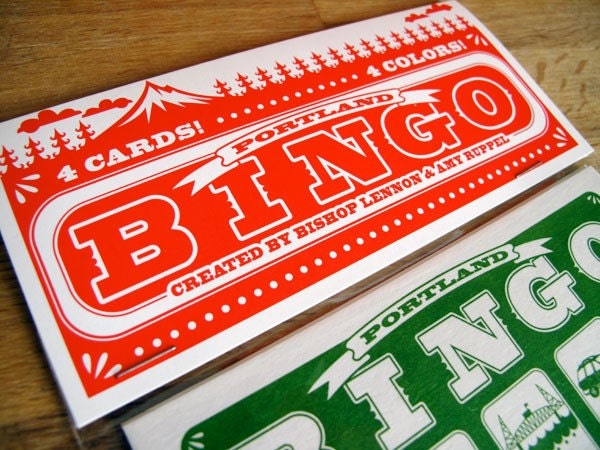Portland BINGO Card game