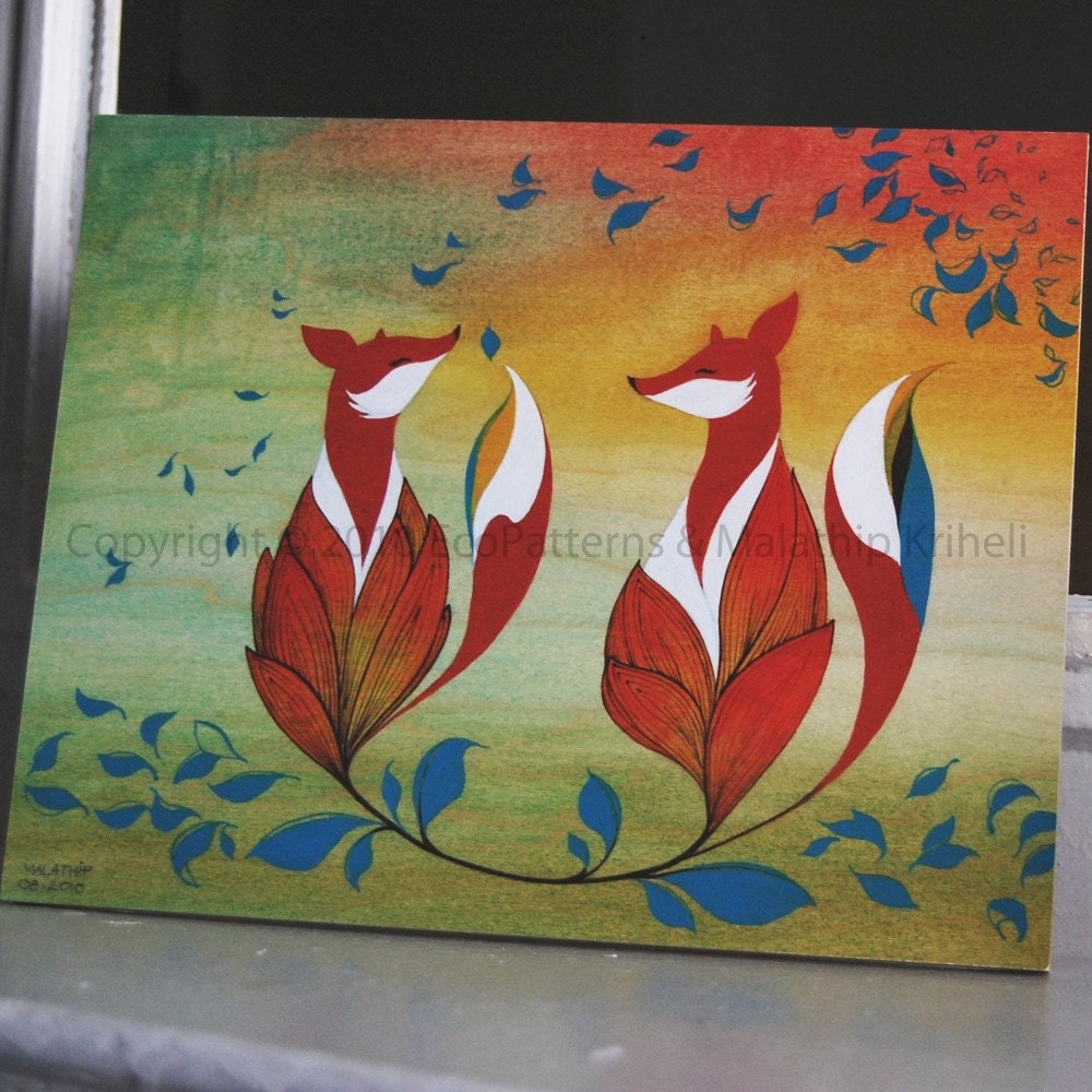 Our Morning Ritual (Island Fox) 8 x 10