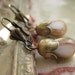 Antique Pink Drop EARRINGS