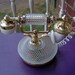 Vintage 1980's Princess GLASS telephone- VGC touch tone phone. Kitschy, chic, and fabulous.