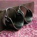Linen Hoops Sterling Silver