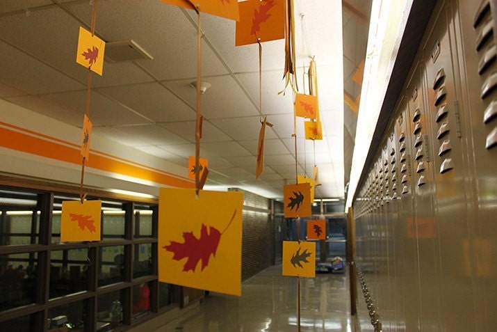 HAPPY HARVEST Leaf Banner - Printable Leaf Banner