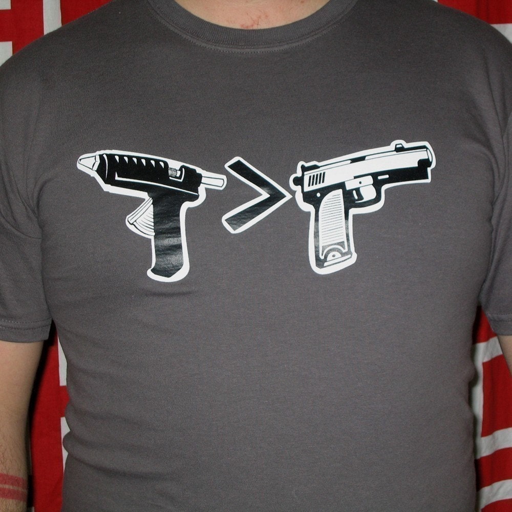 Glue guns greater than guns