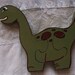 Wood Dinosaur puzzle, Hand painted, Wood Creations and Crafts by Carolina Country Crafts