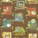 Tree Huggers Tossed Owls and Critters 32 Inches