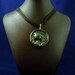 Dark Green Cthulhu Cameo Necklace - Polymer Clay Jewelry