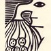 My nose. Linocut
