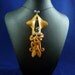 Brass Steampunk Squid Necklace - Polymer Clay Squid Pendant