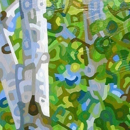 budanArt 8 x 10 Chunky Print - Summer Birches