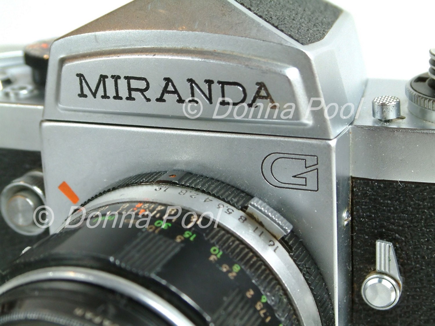 5x7 Photo Print Vintage Camera Miranda G 35mm SLR