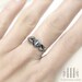 Tiny Princess Friendship Ring, Sterling Silver, Gothic Fairy Tale, Size 6