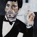 Scarface Al Pacino Original Painting