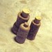 Cork Bottle Set of 3 Recycled Cork Bottle Vial Jar Miniature Container