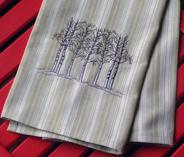 Winter Trees Tea Towel