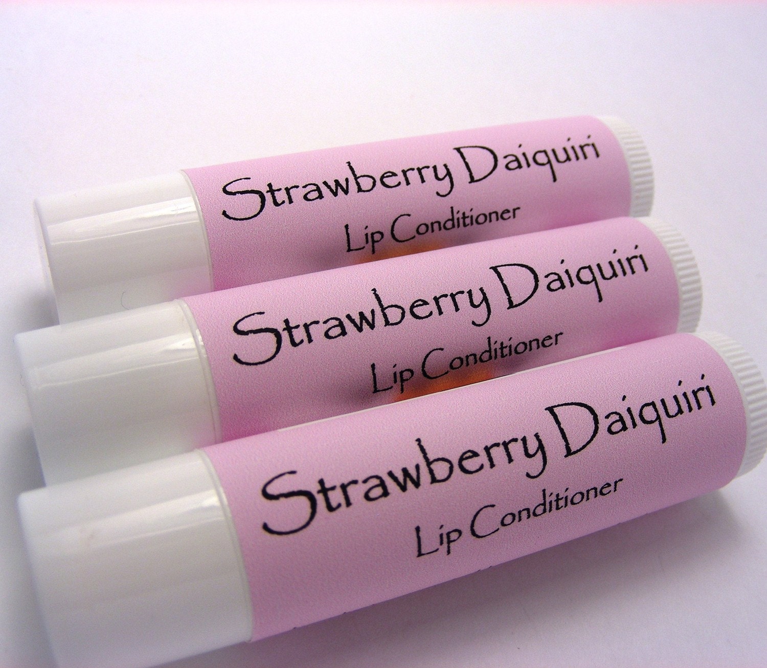 Lip Balm - STRAWBERRY DAIQUIRI - All Natural Lip Conditioner Handmade with Love and Good Stuff - ships FREE with purchase