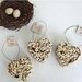 25 Wedding Favors Birds Love, Personalized Bride & Grooms Name by Nature Favors