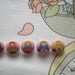 Kawaii Russian Doll Pink Fabric Covered Buttons