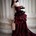 Steampunk Long Victorian Bustle Skirt Burlesque Saloon Girl LONESOME DOVE Victorian Decadence by Lovechild Boudoir
