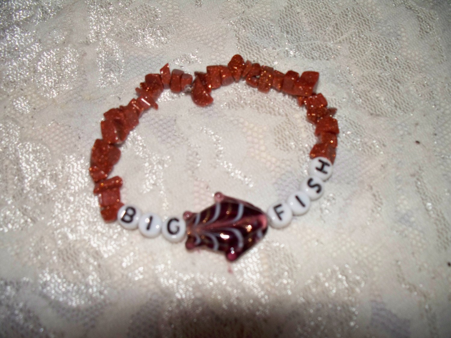 BIG FISH Inspirational Bracelet Believe In God Father In Son Holy spirit.
