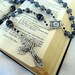 Catholic Rosary with Blue Aventurine Gemstones