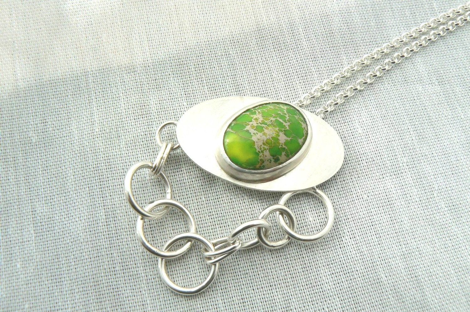 Green Sea Sediment Pendant