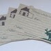 Recipe Card Set Of 10, Moose And Cabin