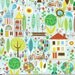 Carolyn Gavin Spring Street and Wild Thyme 1/2  yard set 6