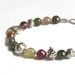 Round Tourmaline Bracelet and Hill Tribe Fine Silver