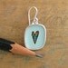 Striped Heart Earrings
