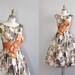 r e s e r v e d....vintage 1950s Dawn Chorus dress