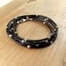 Multi Wrap Silver and Leather Bracelet