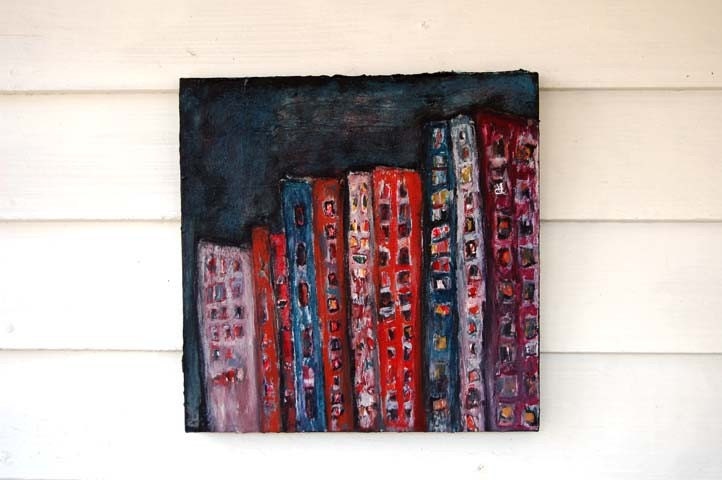 There is a Place cityscape painting