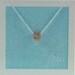 sterling silver block letter initial necklace - s