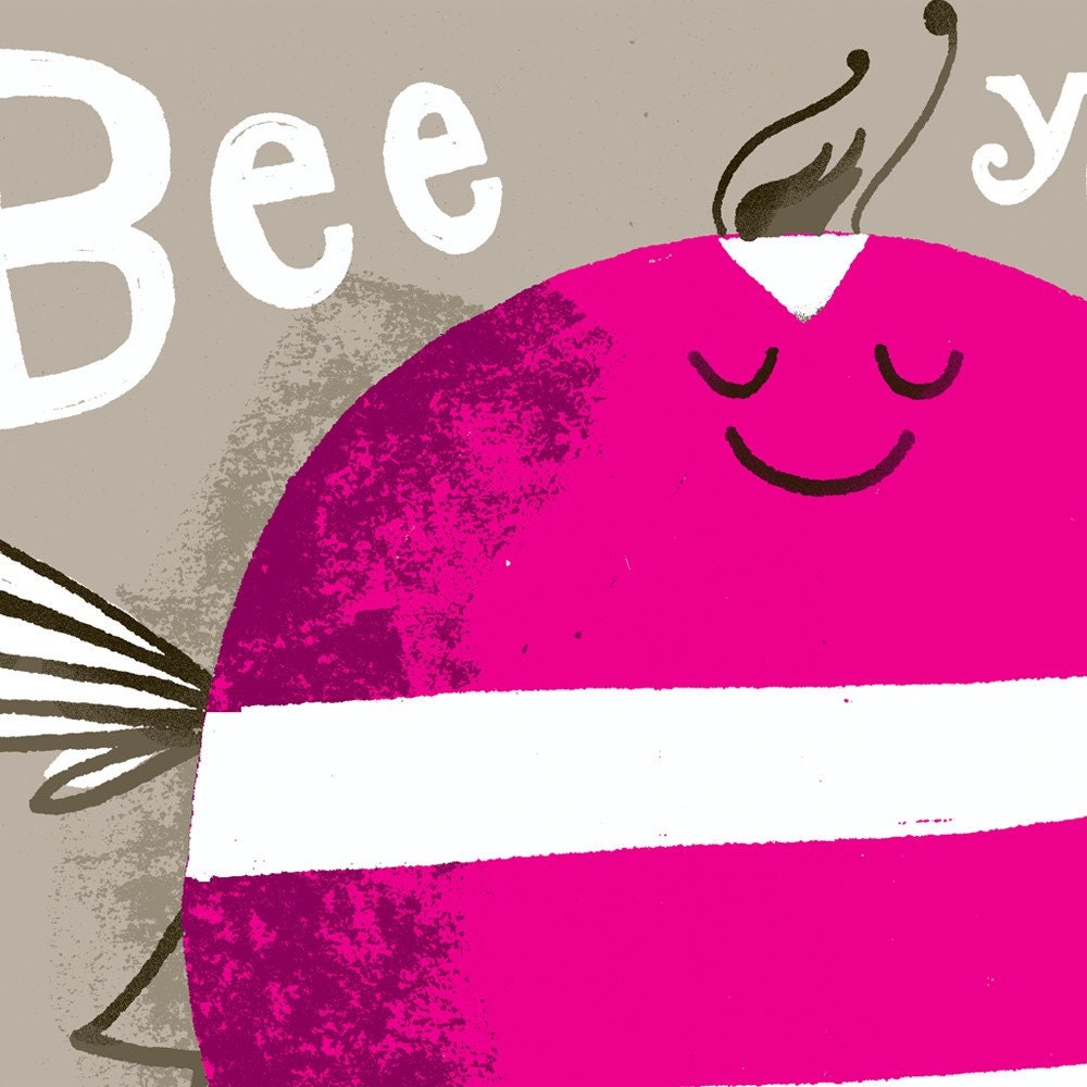 8 x 10 Print - Bee Yourself