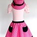 Girl's Polka Dot Poodle Skirt