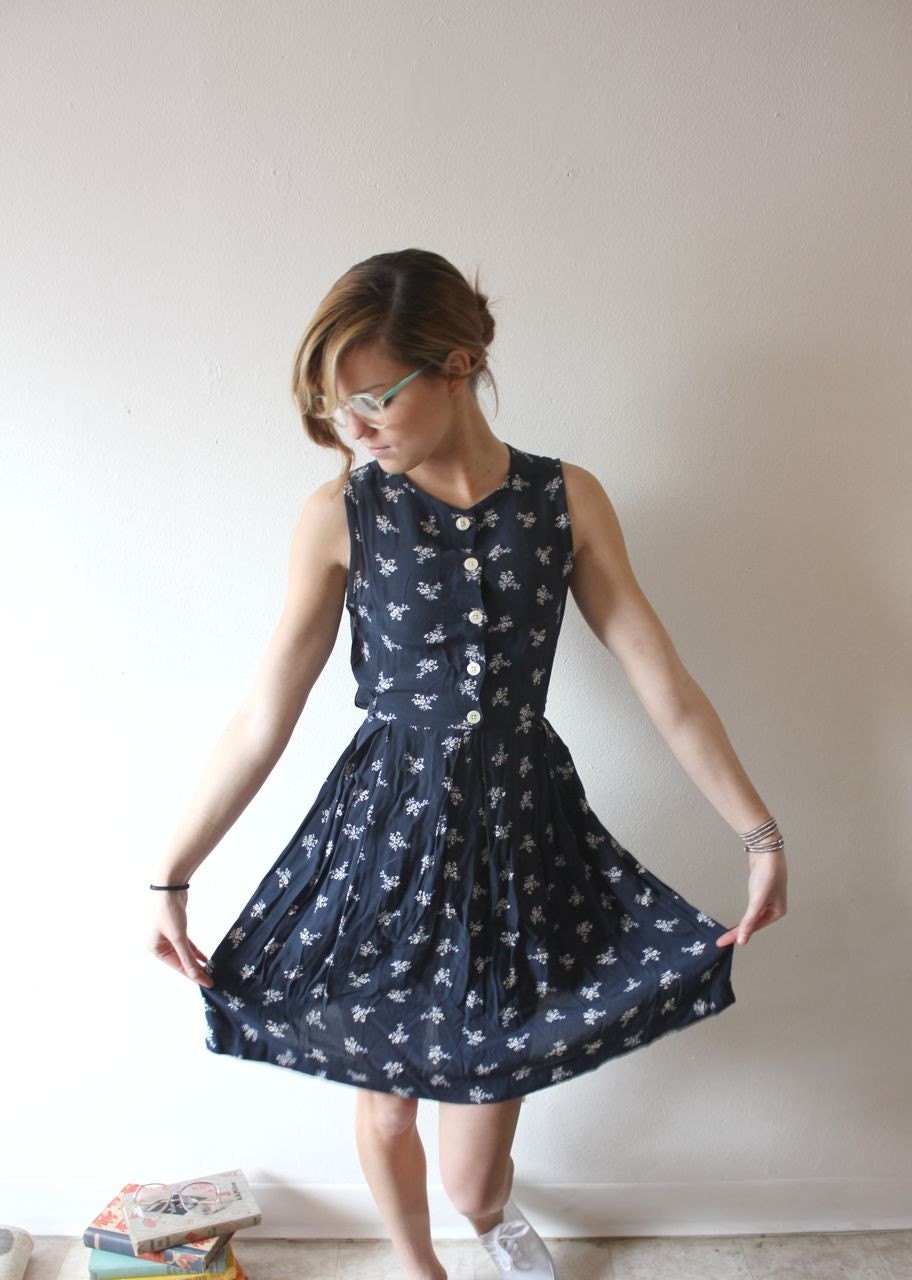 Blue flower dress