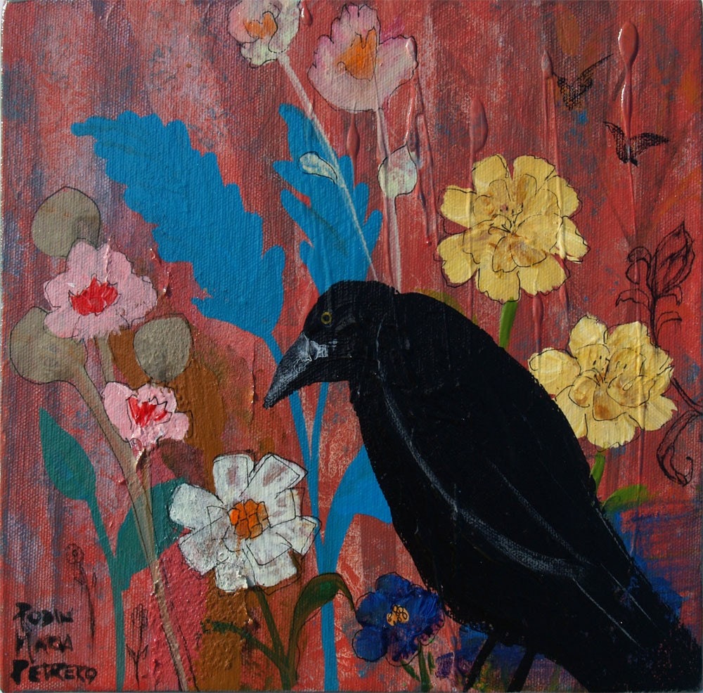 No Ordinary Day Crow Art Reproduction